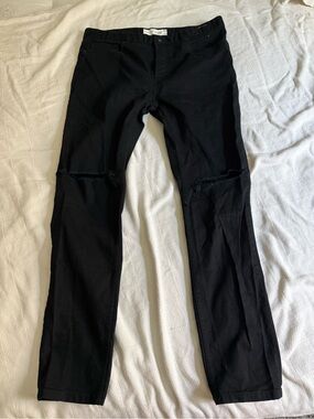 Topman Black Stretch Skinny Pants